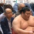 「何かに変身しそう」熱海富士、土俵下で“不思議”な動き「第二形態くるか」ファン興味津々
