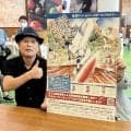漫画家・平松伸二さんが故郷に“恩返し”元プロ野球選手３人を描いたポスター初披露「続けていれば、いいことがある」野球少年少女にエール
