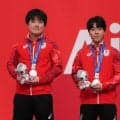 【卓球】張本智和＆篠塚大登組は銀　松島、戸上組も銅獲得し「２組でメダルは良かった」張本