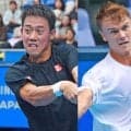  錦織圭 ジャパンOPでルーネと練習 