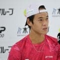 坂本怜、1回戦は世界37位アルナルディ「いいとこ引いてくれた」　錦織の引退に「日本のテニスは錦織圭のもの」と寂しさ[木下グループジャパンオープン]