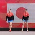 【卓球】まさかの0－11…みわひな1点も奪えず　60年ぶり金へ中国ペアが立ちはだかる