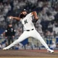 【ロッテ】ジャクソン６回２／３を５安打３失点で10勝目またおあずけ　６四死球と制球乱れる