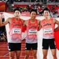 【陸上】マイル侍が金メダル締め　最終種目の男子１６００ｍリレーで１２年ぶり制覇　アンカーの中島佑気ジョセフが激走フィニッシュ「金メダル取れて良かった」…アジア大会