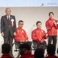 アジアパラ日本代表選手団が結団式