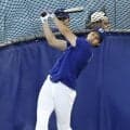 大谷翔平が異例の屋外フリー打撃　ドジャースが非公開練習の模様を公開　開始前に取材対応したロバーツ監督「外で打つならいいことだ」