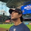 今井達也、苦しんだメジャー1年目で初のポストシーズン。「手応えは感じる予定もない」