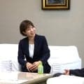 ＣＰサッカー（脳性まひ者７人制サッカー）日本女子代表の北島キオナ選手が東京・墨田区の山本亨区長を表敬訪問！１３日からの米アトランタW杯「メダルを取ることが目標」