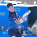 錦織圭　第１セットは落とす　会心のリターンエースで満員の会場沸かせる…現役ラスト大会