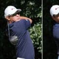 中島啓太と比嘉一貴が1打差3位でターン 男子団体は首位キープ／アジア大会