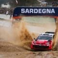 WRCサルディニア：初日のスーパーSSを終えてトヨタのオリバー・ソルベルグがトップ、勝田は2.7秒差の6番手