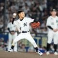 【ロッテ】角中勝也、引退試合で次男稜汰くんが始球式　緊張した面持ちで大役果たす