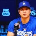 大谷翔平、右腕の状態は「かなり良くなってる」　気温38度予想…投手陣に“同情”「頑張って」