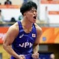 アジア大会　男子レスリング勢が「ギニュー特戦隊」！ＪＯＣメダリストショットが「カッコ良すぎ」「センス最高」ビシッと決めポーズに反響