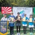 3ペアが全国へ　ソニー生命カップ全国レディーステニス県大会