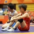 藤波朱理が衝撃９年ぶり敗戦　北朝鮮選手にテクニカルフォール負け　座り込みぼう然　中学時代から続いた連勝１５５でストップ