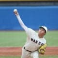【東京６大学】早大・安田虎汰郎、初先発で初完封「まさか最後まで投げさせてもらえるとは…」