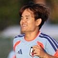久保建英　左手薬指に指輪キラリ　女優・福原遥との結婚発表後の初練習に参加　