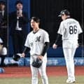 ロッテ　唐川が引退試合　カットボール４球で正木を三振　始球式には子供たちが登場