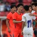 【アジア大会】３位決定戦で衝撃「PK戦の最中」に乱闘騒ぎ、中国ウズベクが衝突！イエロー２枚