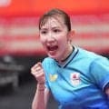 早田ひな　快勝で初戦突破