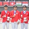 アジア大会で馬術日本代表が躍動 全3種目団体でメダル獲得