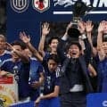 森保ジャパンが優勝！ 圧巻の上田綺世が4戦4発目で先制ゴール＆堂安律が決勝点！ 結婚発表の久保建英も満面の笑み！ 鈴木彩艶が満足げな表情で応え、影山優佳はウインク！