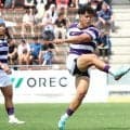 明治大学、日本代表の伊藤龍之介が合流。昨年度敗れた筑波大学との対戦。ラグビー関東大学対抗戦