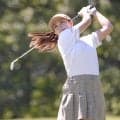 【女子ゴルフ】河本結「マジで会心でした」　圧巻チップインバーディーで熱狂　３差４位から逆転２連覇狙う
