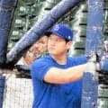 大谷翔平がスッキリヘアスタイルに　前日練習は屋外フリー打撃で調整　２年連続のＮＬＣＳＭＶＰへ