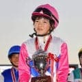 トウカイの勝負服　１１歳の笠松渚さんがジョッキーベイビーズ優勝「勝ててとてもうれしいです」今村聖奈騎手が憧れ