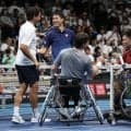 錦織圭のエキシビションマッチ　客席に大物俳優がズラリ　長谷川博己ら熱視線