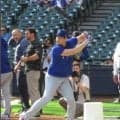 大谷翔平の屋外フリー打撃に人だかり　米記者「多くの人たちが集まっている」１５スイングで切り上げ室内へ　柵越えは２本
