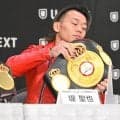 【ボクシング】「こんにちは、ＷＢＡ世界バンタム級チャンピオンです」堤聖也、“剥奪”されたＷＢＡベルト持参で会見「僕だけは納得してはダメ」…１１・２９両国で王者・増田陸に挑戦