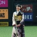【ソフトバンク】福岡市出身の演歌歌手・梅谷心愛、君が代独唱「ペイペイドームで歌えて幸せ」