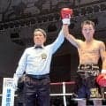 【ボクシング】ガッツ石松さんの後継者目指すアマ４冠・平塚駿之介、目標は「ＯＫ牧場」大合唱…プロデビュー戦２回ＴＫＯ勝利