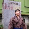 ハワイ出身で元十両・砂浜を父に持つ砂武蔵が野見宿禰神社を参拝　歴代横綱の石碑に誓い「私のしこ名を載せたい」