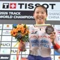 【自転車トラック】東京五輪メダリストの梶原悠未がエリミネーションで銀メダル！　世界選手権で表彰台返り咲き