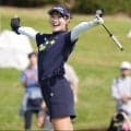 都玲華が２日連続68で上位争い　緊急地震速報に恐怖、馬場咲希と抱き合い「怖かったです」