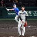 阪神先発・才木　三回に先制３ラン被弾　ＤｅＮＡ・佐野の打球が中堅右フェンスを越える