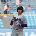 【東京６大学】明大・光弘帆高、１本塁打３打点で勝利に貢献「捉える確率は格段と上がってる」