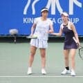 小堀桃子／清水綾乃が2年連続8強！「言わなくても伝わる」好相性ペアが目指すグランドスラム[木下グループジャパンOP]