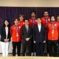 アジア大会１６年ぶり銅メダル獲得「彗星ジャパン」ジークスター東京７選手が東京・墨田区の山本亨区長を表敬訪問！２８年ロス五輪出場＆メダル獲得へ、代表キャプテン・水町孝太郎「そう思っていないと！」
