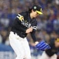 ソフトバンク・上沢　右太もも付近に打球直撃のアクシデントも続投