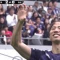 「ジャガーポーズ出た！」元日本代表FW浅野拓磨、3,759日ぶりのJ復帰弾「反応はや」「よくあのタイミングで」弾丸クロスに超反応＆絶妙ワンタッチシュート炸裂