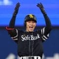 ソフトバンク　２年連続日本一へ先勝　ＣＳＭＶＰ男・庄子がＶ打含む２打点　延長十一回接戦制す