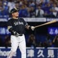 鷹・山川が9回に同点ソロ 左翼場外へ
