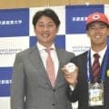 広島・新井監督　自ら３選手に指名あいさつ「チャンスをつかむぞという気持ちになってもらいたい」ドラ３野原は「エースの素質」