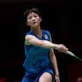 フランスOPで負傷棄権した宮崎友花「前髪ぱっつん」で元気な姿　リーグ開幕戦を控えて秋田入り、なまはげと記念写真も【バドミントン】