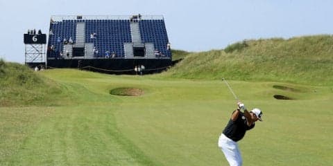 開幕直前！メジャー獲りへ準備万端、どんな風にも対応できるアイアンショットを見せる松山英樹